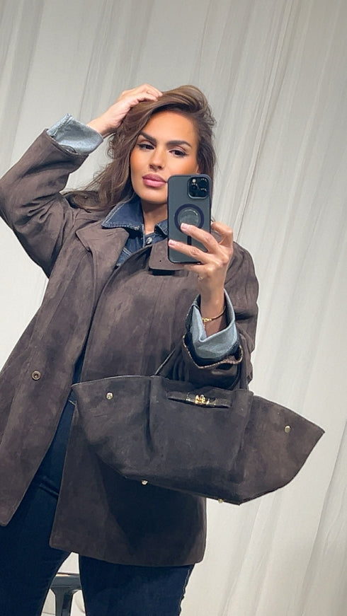 Sac en cuir daim DML